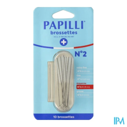 Papilli brossette n2 bte 10 - La Grande Pharmacie