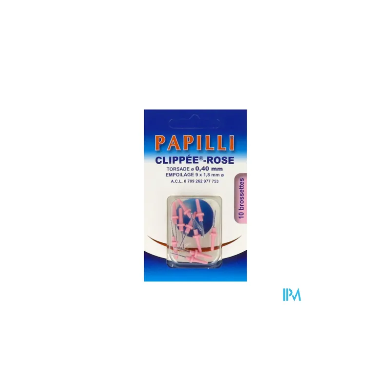 Papilli clippee br rose1 8mm 10 - La Grande Pharmacie