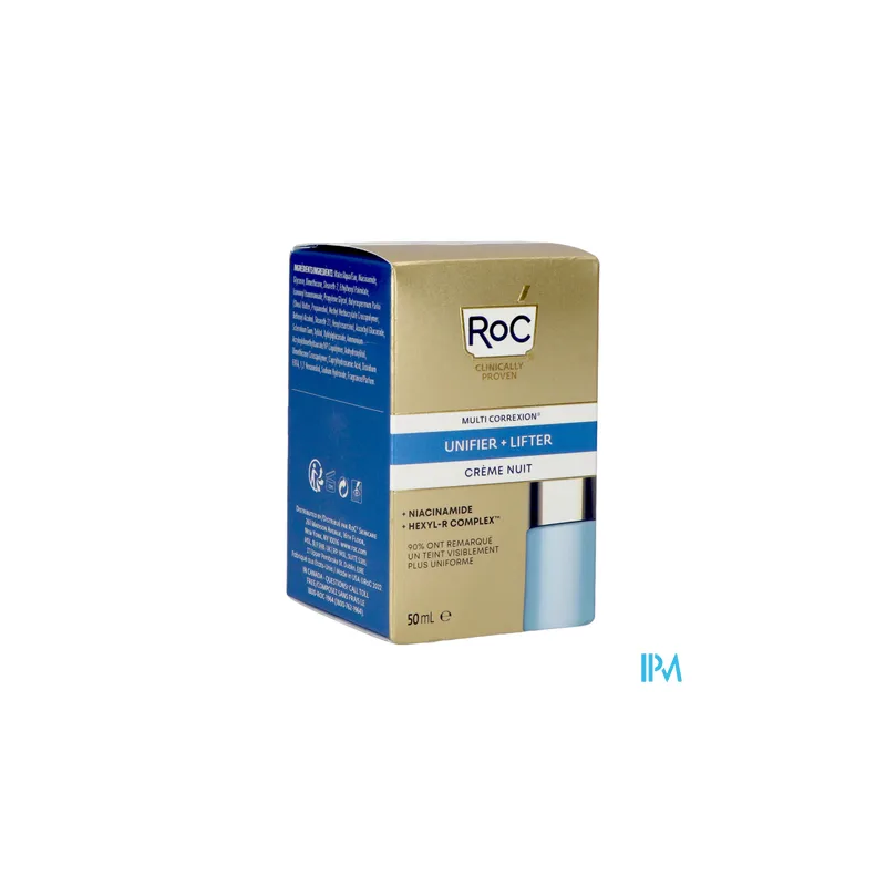 Roc multi correx unif cr nuit 50ml - La Grande Pharmacie