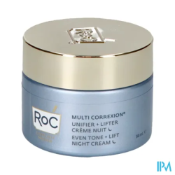 Roc multi correx unif cr nuit 50ml - La Grande Pharmacie