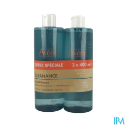 Avene cleanance eau micell 400mlx2 - La Grande Pharmacie
