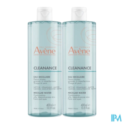 Avene cleanance eau micell 400mlx2 - La Grande Pharmacie