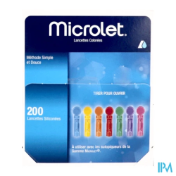 MICROLET LANCETTE COLORE 200