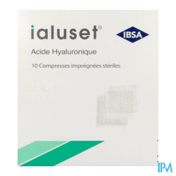 IALUSET COMPRESSE IMPREGNEE 10