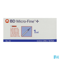 BD MICROFINE+ SER+AIG 1ML 100