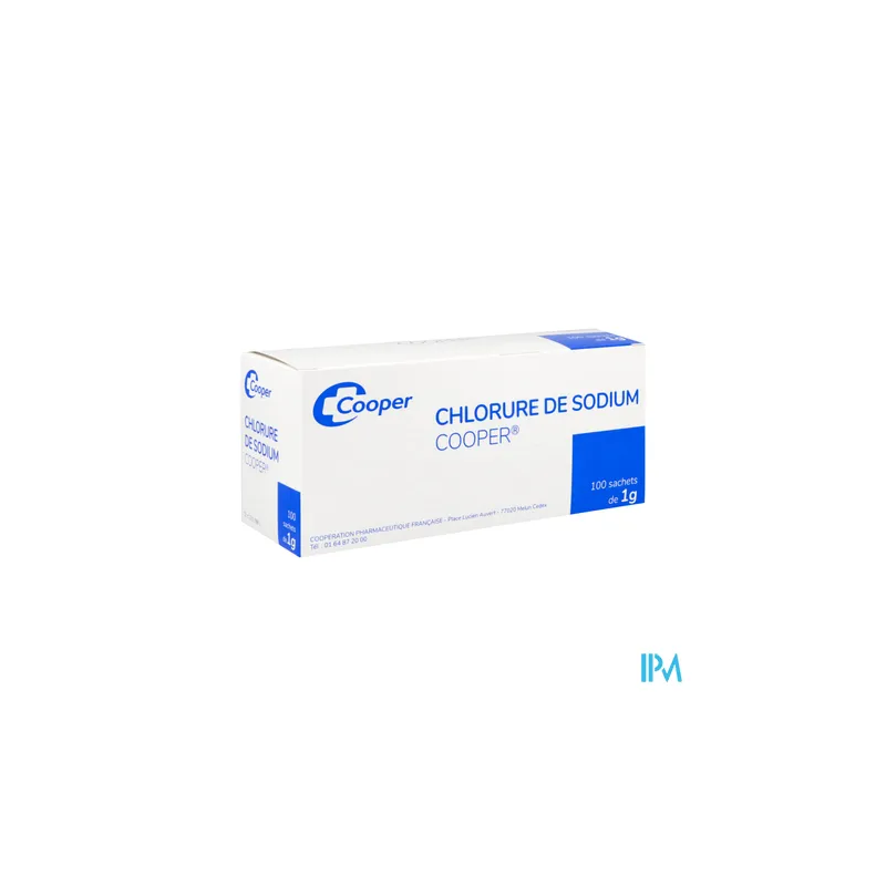 SODIUM CHL COOPER PUR SACH 1G 100