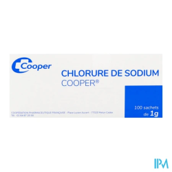SODIUM CHL COOPER PUR SACH 1G 100