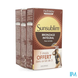 SUNSUBL BRONZ INTEGR CAPS30 X3