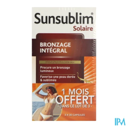 SUNSUBL BRONZ INTEGR CAPS30 X3