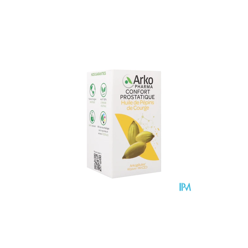 ARKOG HUILE PEP COURGE CAPS 180