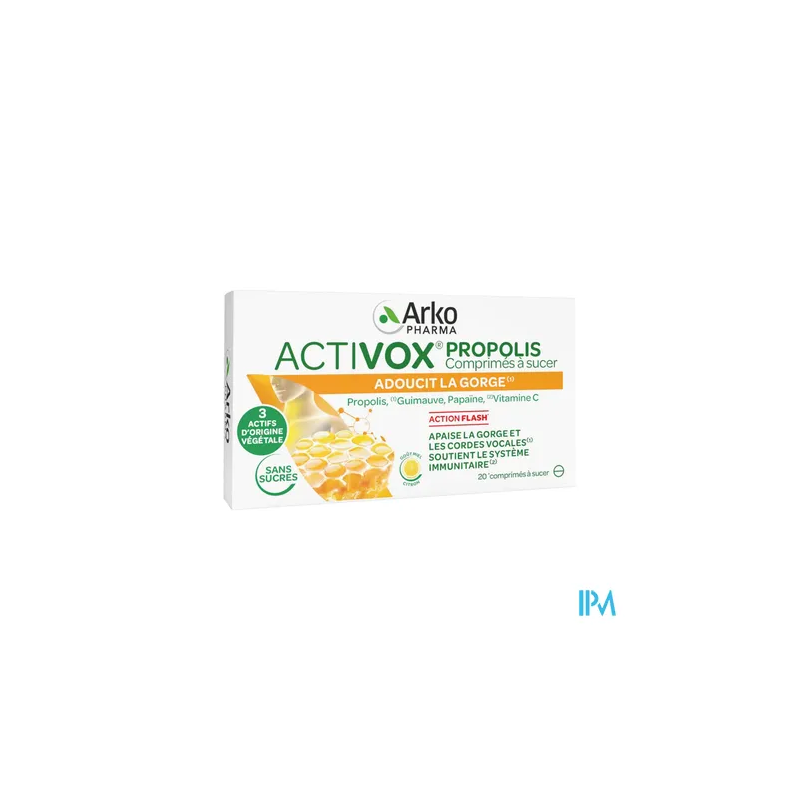 Activox propolis cpr sucer 20 - La Grande Pharmacie