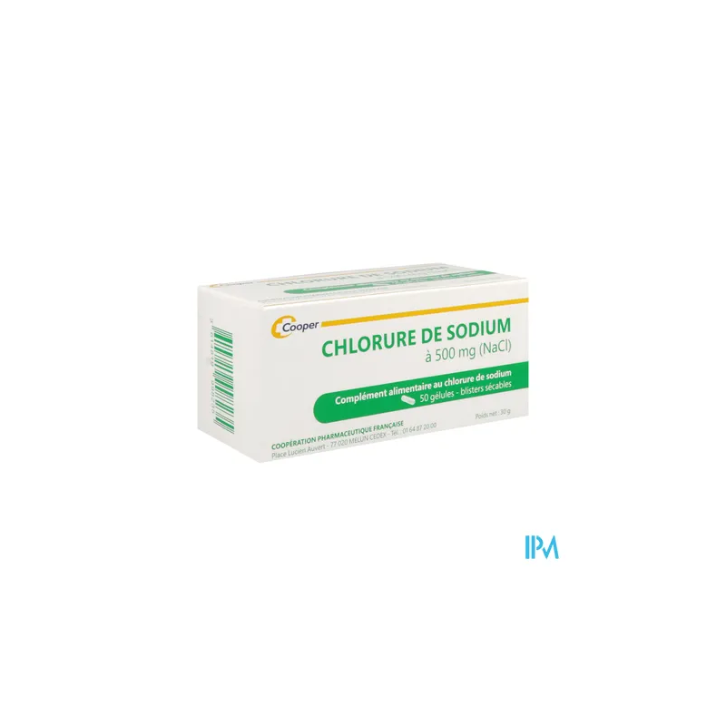 COOPER CHLORURE SODIUM 500MGGELU50