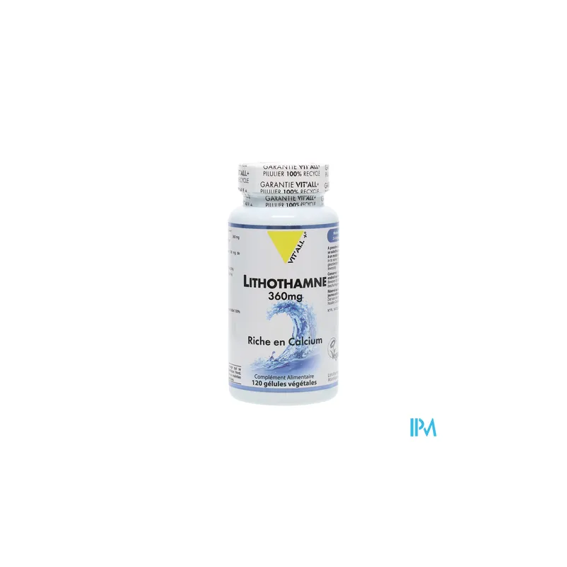 VIT ALL+ LITHOTHAMNE 360MG CAPS120