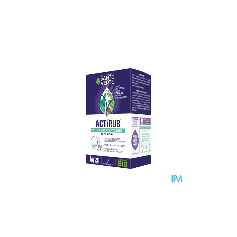 ACTIRUB SANTE VERTE RESPI INFUS 20