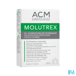 MOLUTREX 5% SOL CUTANEE 3ML