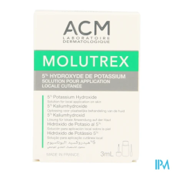 MOLUTREX 5% SOL CUTANEE 3ML