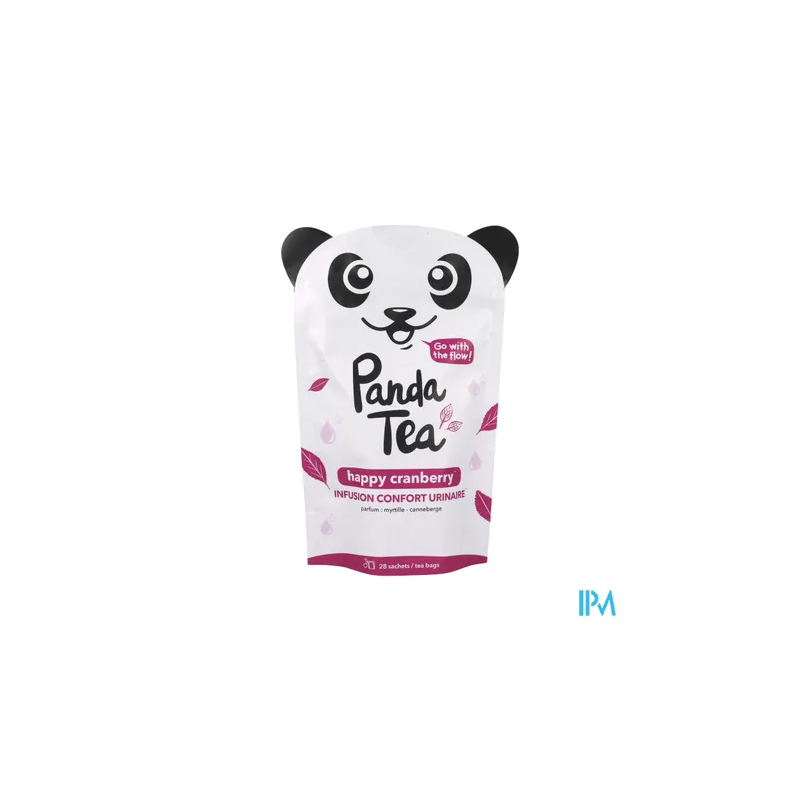 PANDA TEA HAPPYCRANBERRY SACH 28