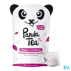 PANDA TEA HAPPYCRANBERRY SACH 28