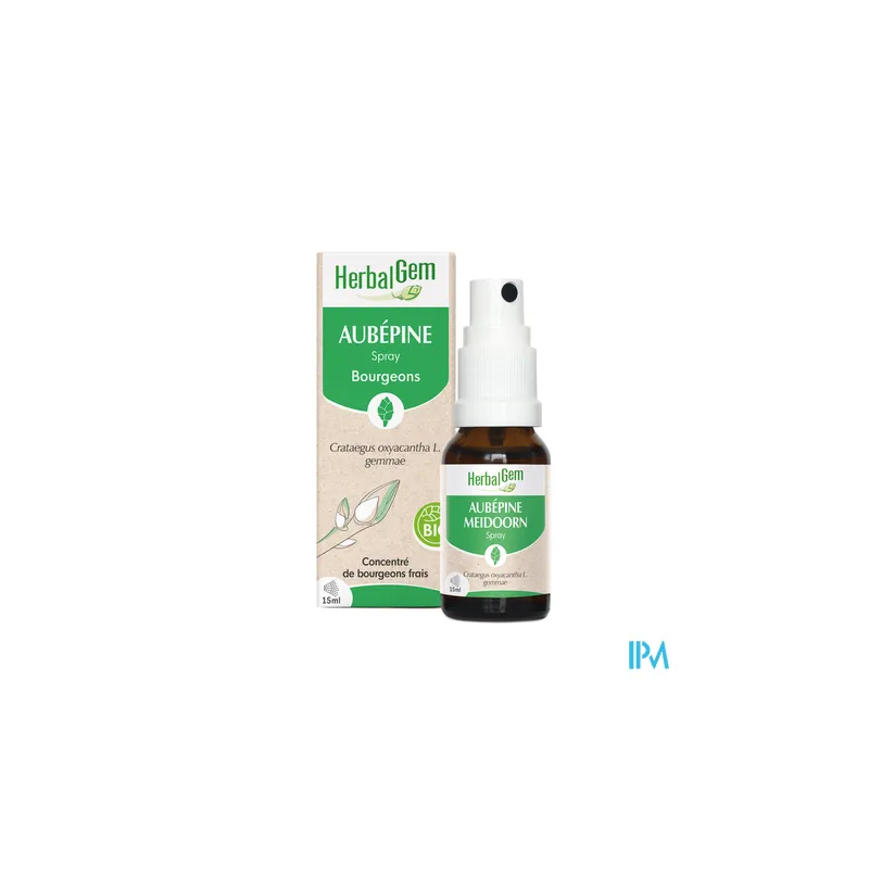 HERBALGEM AUBEPINE BIO SPR 15ML