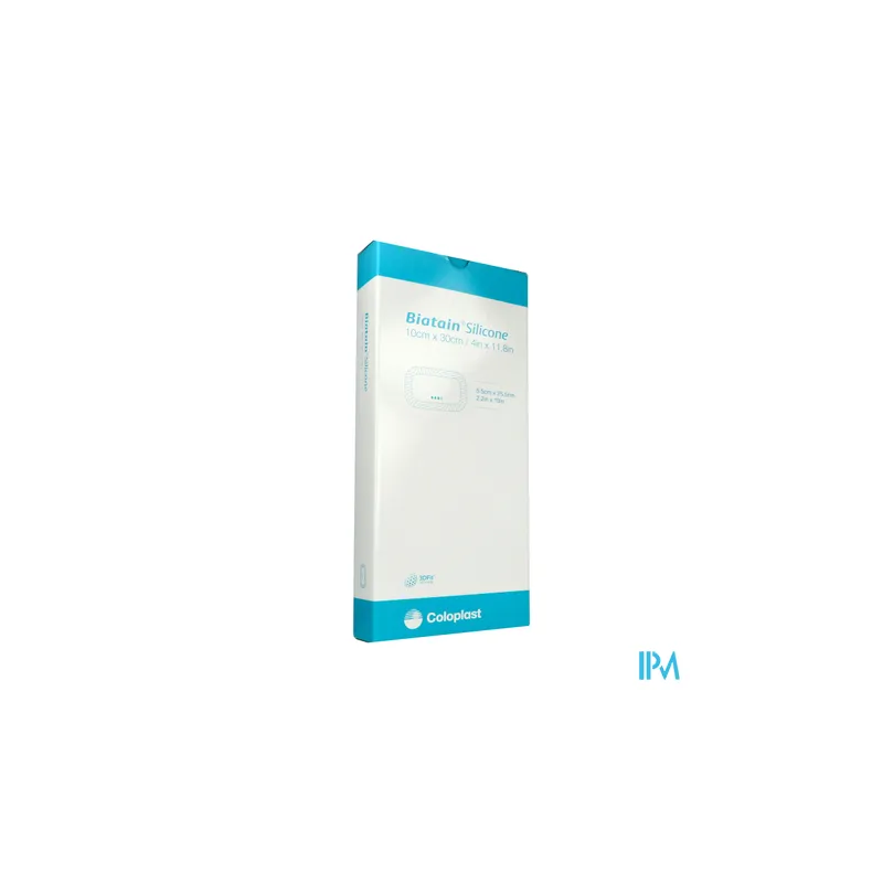 BIATAIN ADH SILICONE 10X30CM 10