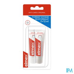 ELMEX DENT PROTECT CARIE 12ML X2