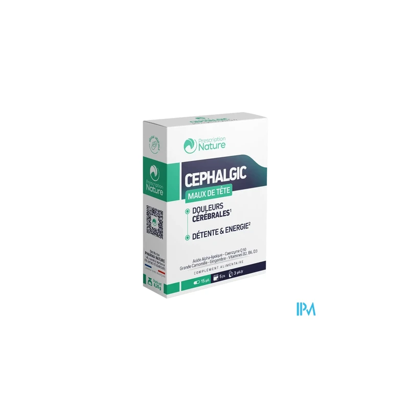 Prescription nat cephalgic gelul15 - La Grande Pharmacie