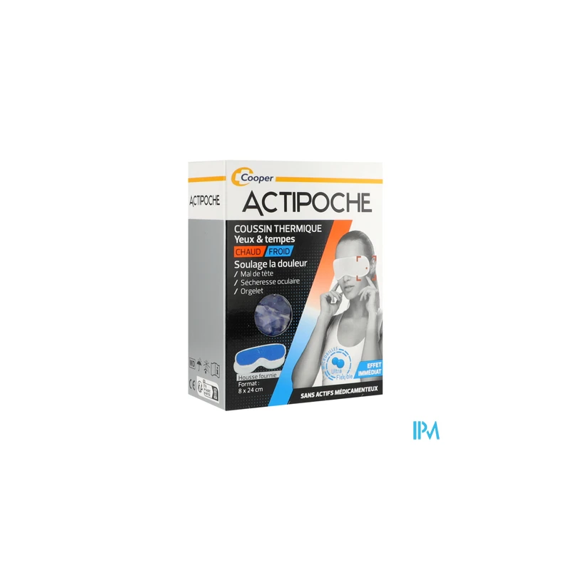 Actipoche coussin therm yeux tempe - La Grande Pharmacie