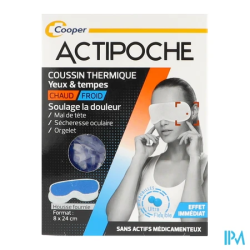 Actipoche coussin therm yeux tempe - La Grande Pharmacie
