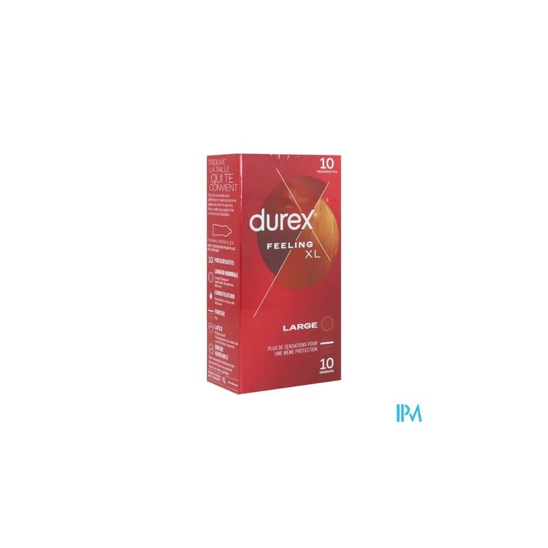 Preserv durex feeling xl x10 - La Grande Pharmacie