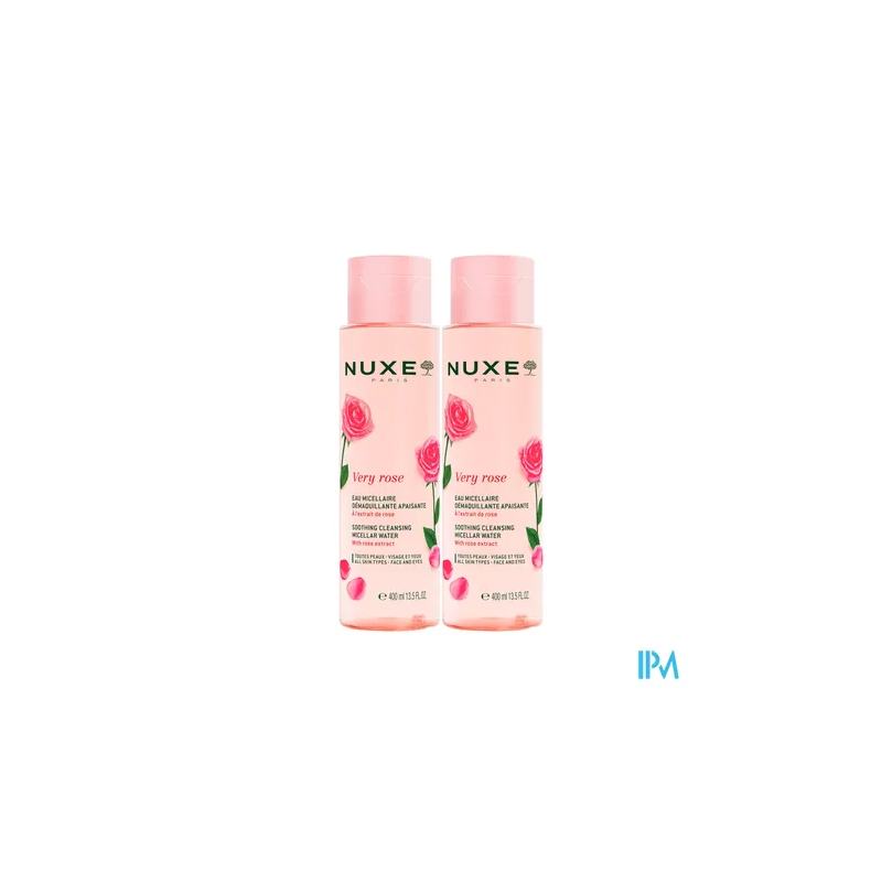 Nuxe very rose eau micel 400mlx2 - La Grande Pharmacie