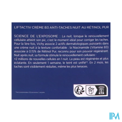 Vichy liftactiv cr b3 nuit 50ml - La Grande Pharmacie