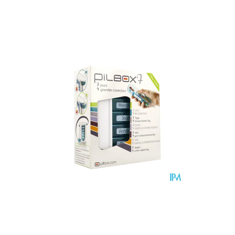 PILBOX 7 PILULIER HEBDO 4PRISES