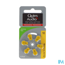 QUIES PILE AUDITIVE MODELE 10 X6
