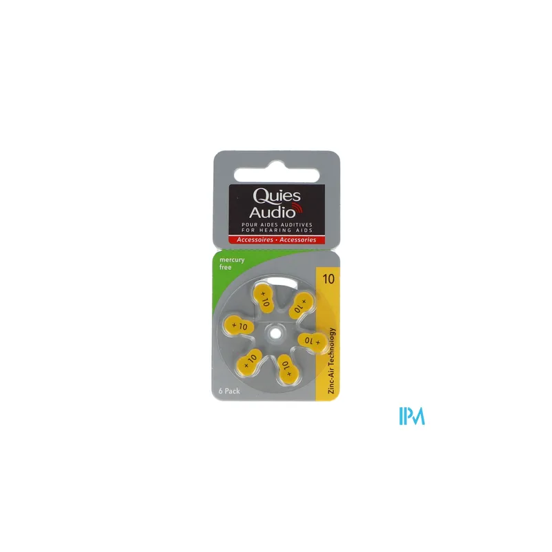 QUIES PILE AUDITIVE MODELE 10 X6