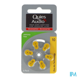 QUIES PILE AUDITIVE MODELE 10 X6