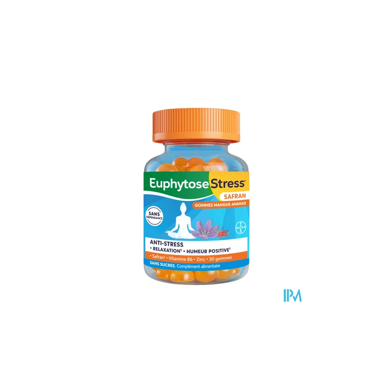 EUPHYTOSE STRESS SAFRAN GOMMES 30