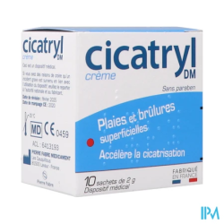 CICATRYL DM CR SACHET 2G 10