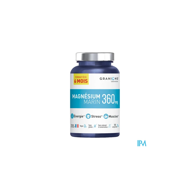 GRANIONS MAGNESIUM 360MG CPR180