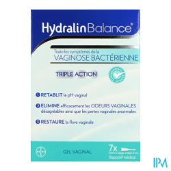 HYDRALIN BALANCE GEL VAGINAL 5MLX7