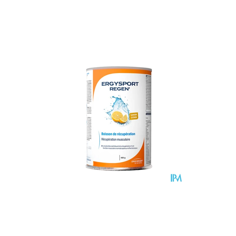 ERGYSPORT REGEN’ BOISS CITRON 450G