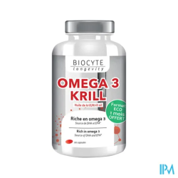 BIOCYTE OMEGA3 KRILL 500MG CAPS 90