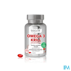 BIOCYTE OMEGA3 KRILL 500MG CAPS 90
