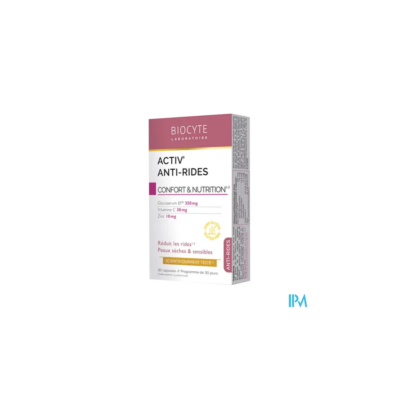 BIOCYTE ACTIV' ANTI-RIDE CAPS 30