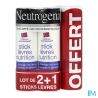 NEUTROGENA STICK LEVRE 4,8G X3