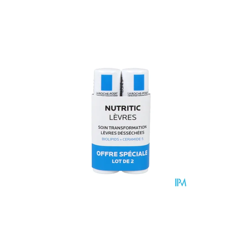NUTRITIC SOIN LEVRE STICK 2X4,7ML
