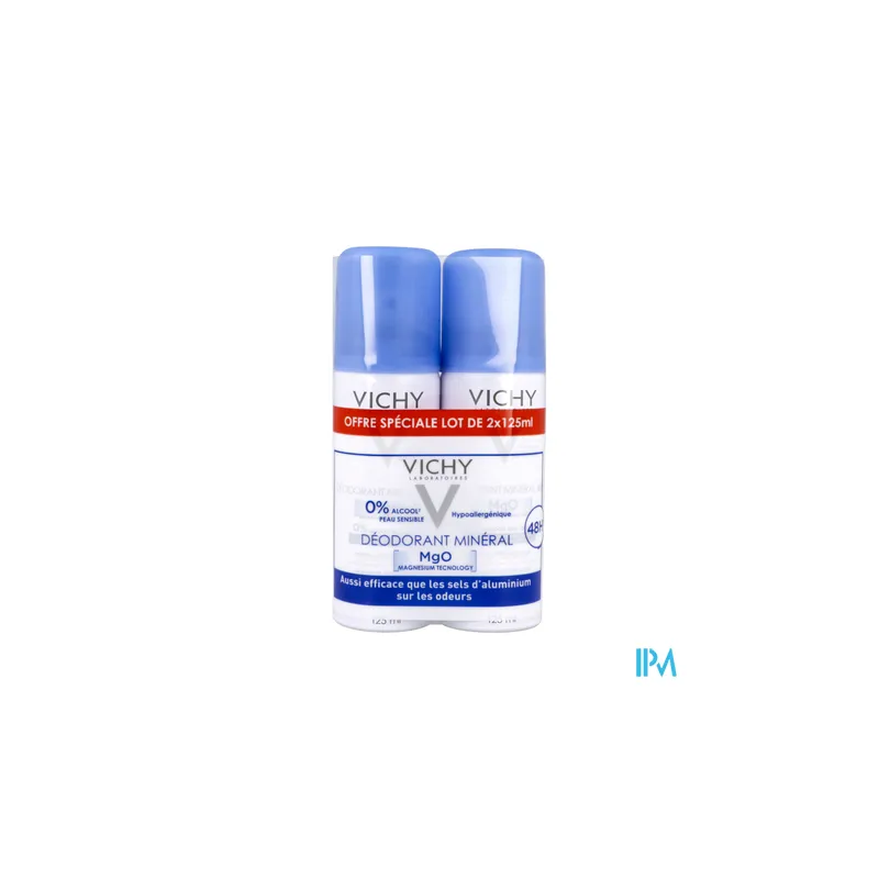 VICHY DEO S/ALU MIN 48H SPR125MLX2