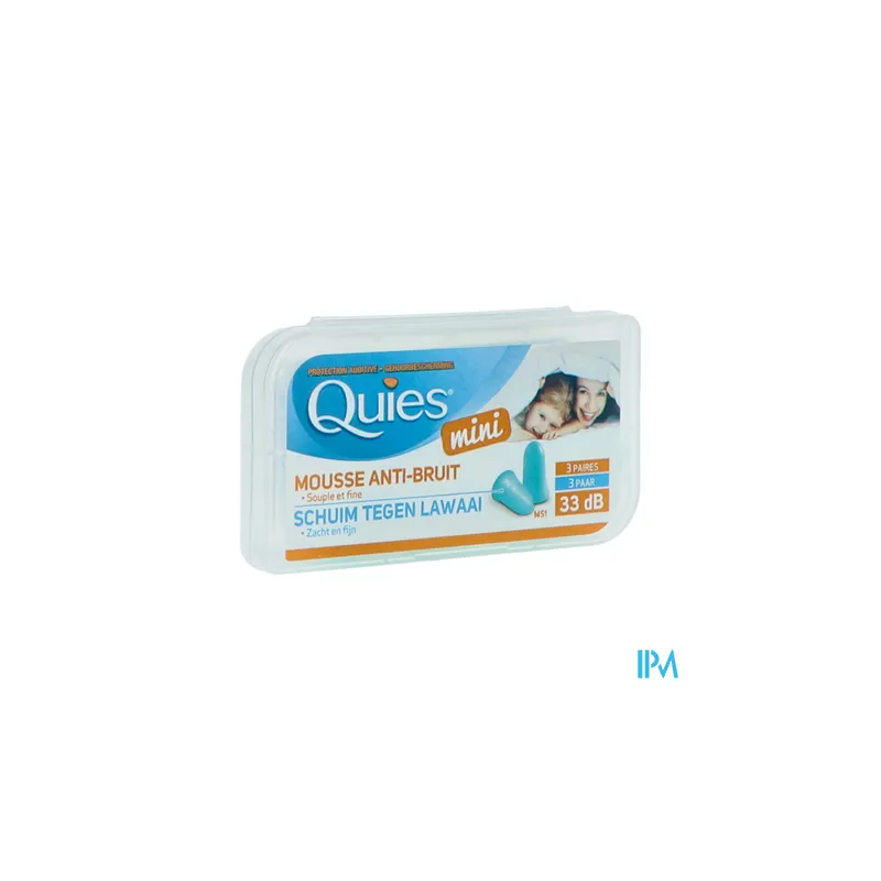 QUIES MINI PROT AUDIT MOUSS 3PAIRE