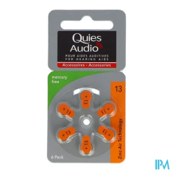 QUIES PILE AUDITIVE MODELE 13 X6