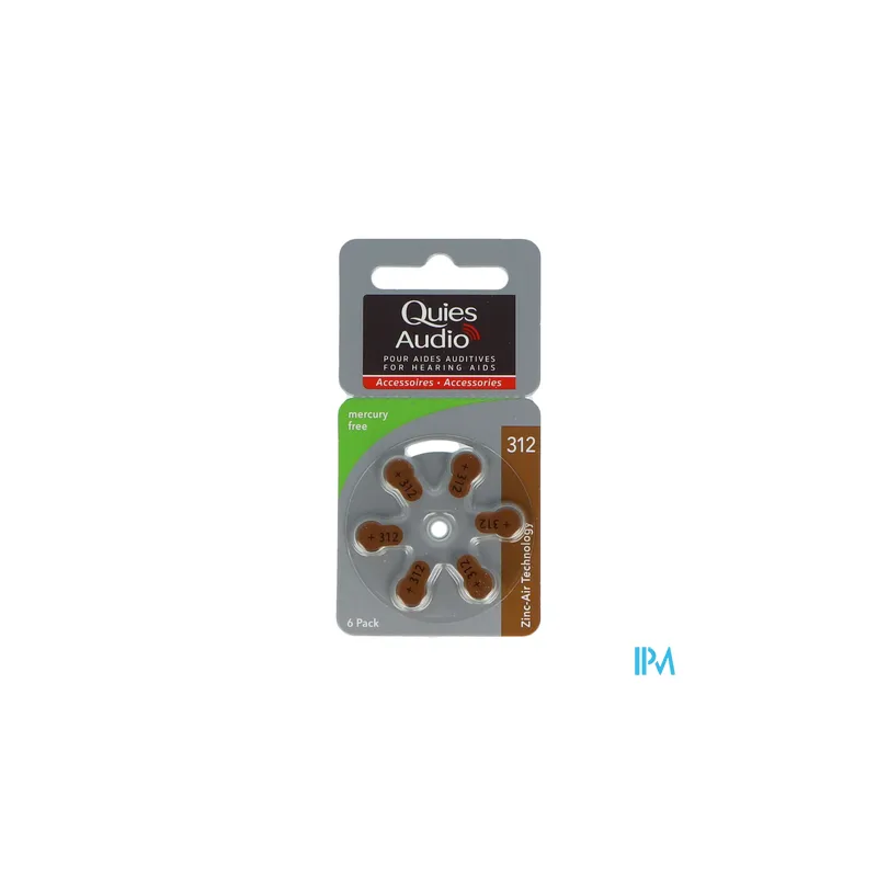 QUIES PILE AUDITIVE MODELE 312 X6