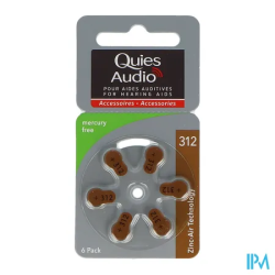 QUIES PILE AUDITIVE MODELE 312 X6